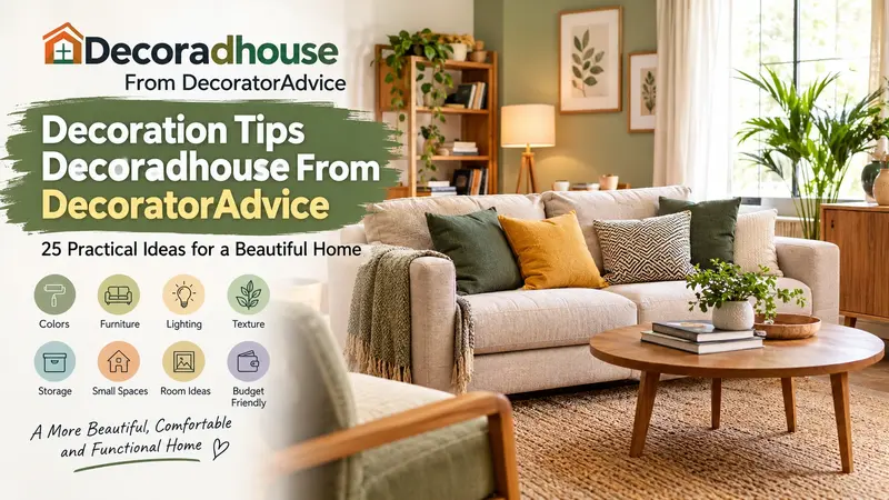Decoration Tips Decoradhouse From DecoratorAdvice: 25 Practical Ideas for a Beautiful Home